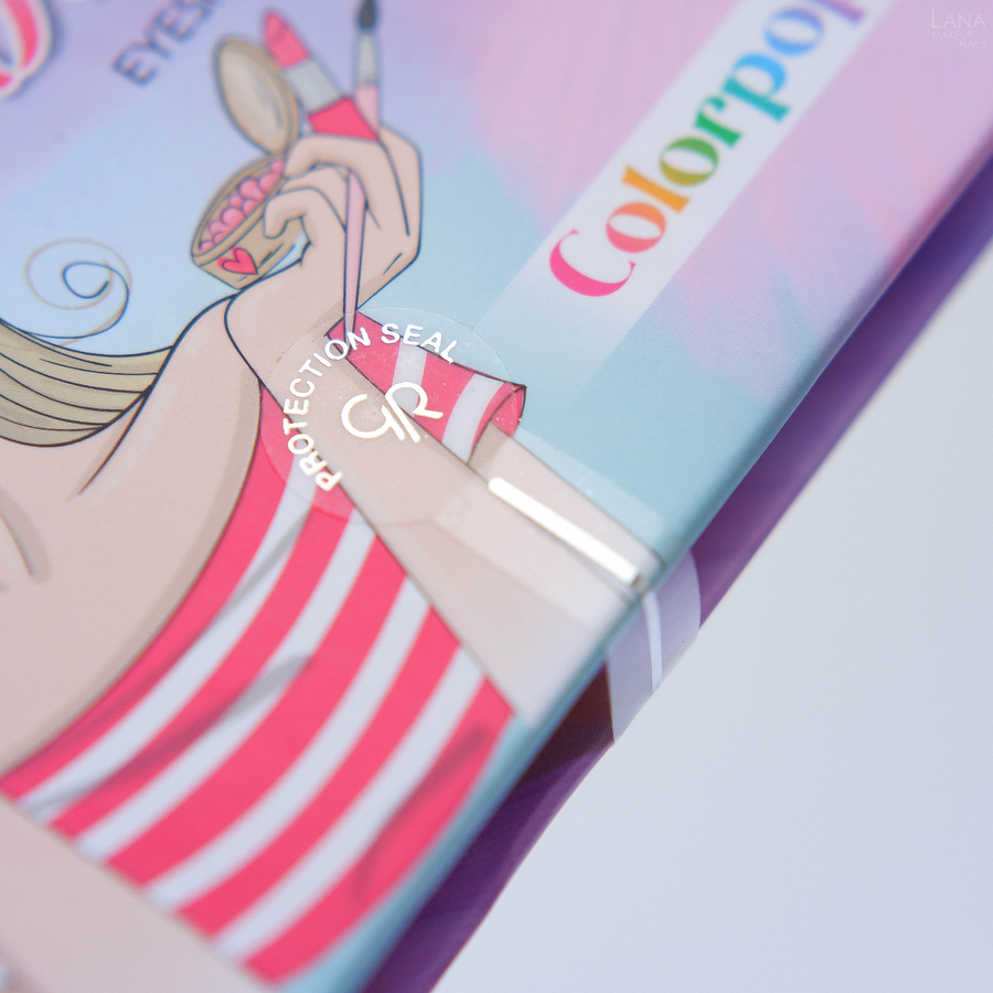 Golden Rose Miss Beauty eyeshadow palette "Colourpop"