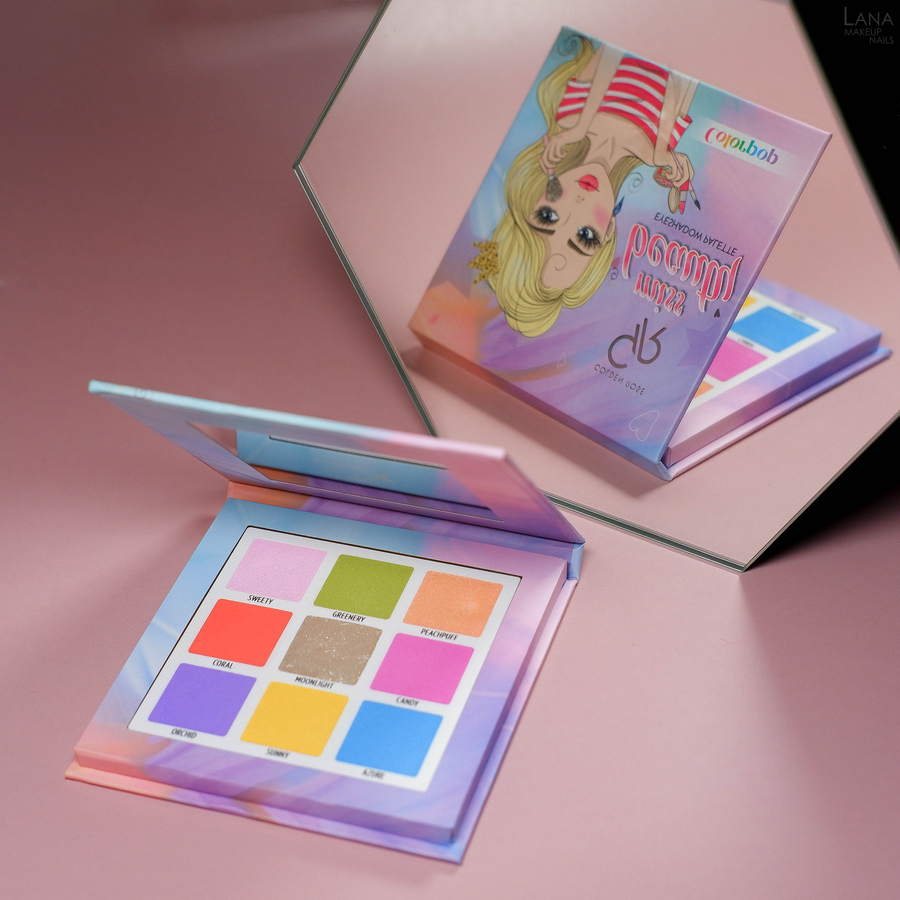 Golden Rose Miss Beauty eyeshadow palette "Colourpop"