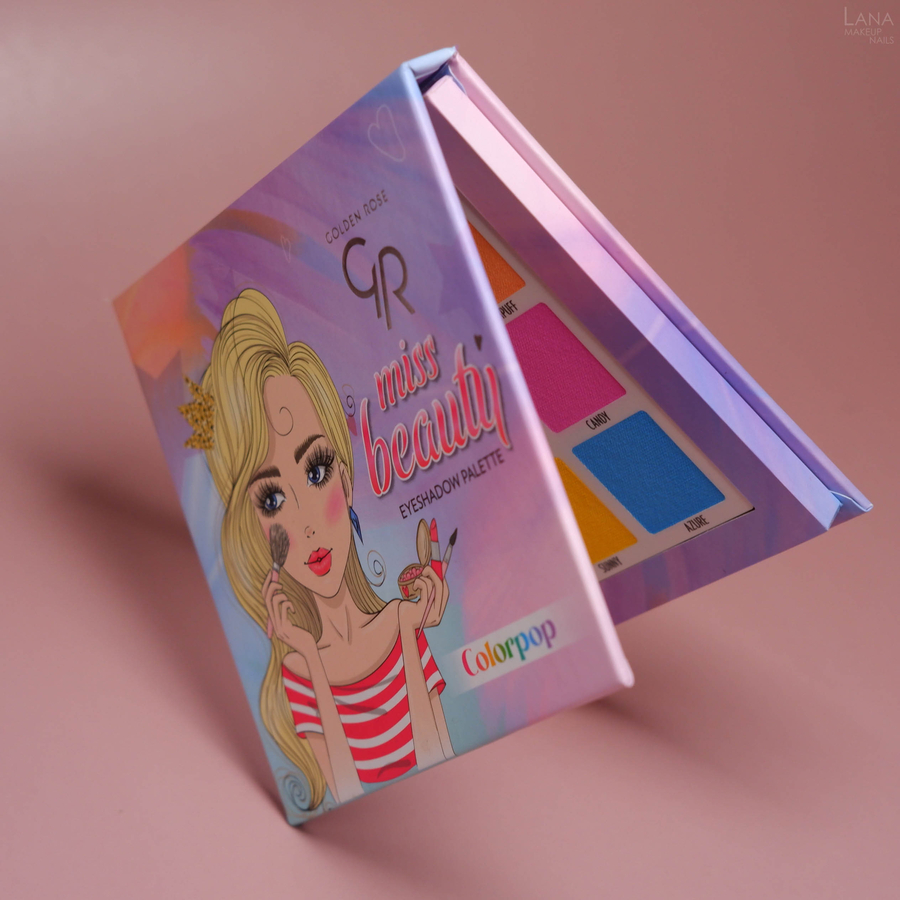 Golden Rose Miss Beauty eyeshadow palette "Colourpop"