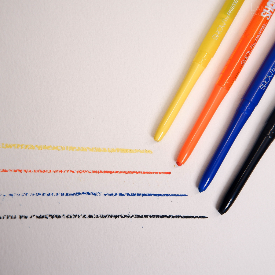 Карандаши Pastel Cosmetics "Show your game" 401,407,413 и eyematic kajal 320.