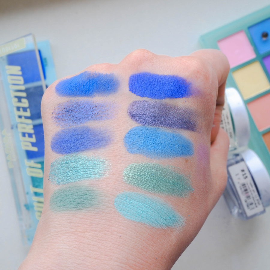 Ucanbe "Mint Candy" + Estrade friable pigment 14 и 15.