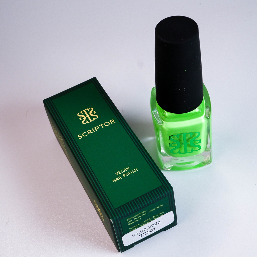 Scriptor неоновый лак для ногтей "Нун"