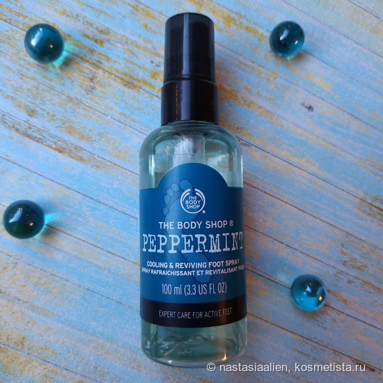 Мятно-цитрусовый коктейль для ваших ног! The Body Shop Peppermint Cooling & Reviving Foot Spray и Dermosil Spa&Sauna Foot Cream Shea