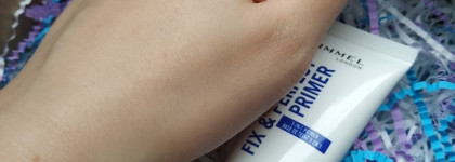 Праймер, блёстки и еще раз блёстки! Тени-лайнер Rimmel Wonder Swipe в оттенках 002 Instafamous и 008 Crush on you, а также праймер для лица Rimmel Fix & Perfect Primer