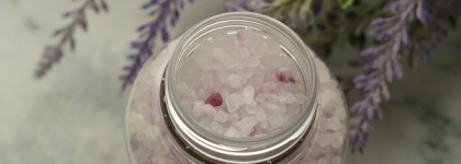 Лавандовые ванны - морская соль для ванн "Прованская лаванда" от OrganicZone