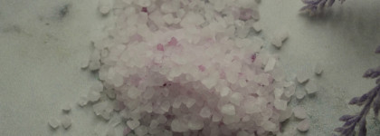 Лавандовые ванны - морская соль для ванн "Прованская лаванда" от OrganicZone