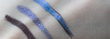 Лучшие подводки года. Make Up For Ever Aqua Resist Color Ink, оттенки 02 и 12