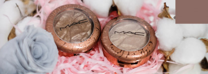 Лимитка лета 2020 года MAC Foiled Eye Shadow в оттенках Monaco-сo и White haute