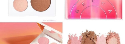Becca sunsetter face pallete новая лимитированная палетка для лица