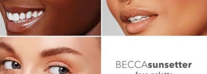 Becca sunsetter face pallete новая лимитированная палетка для лица