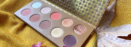 Тетя Зоя в осеннем платье Zoeva Caramel Melange Eyeshadow Palette