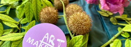 Лавандовые кремовые тени Art makeup в оттенке «Цукаты»