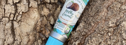 Отличный и бюджетный бальзам для губ Bielenda botanical lip care balsam do ust milky coconut