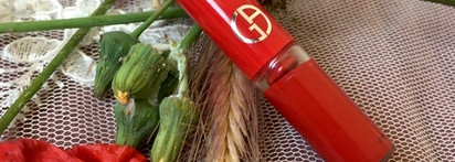 Бархатная помада в оттенке 400 от люксового бренда Giorgio Armani Lip Maestro Intense Velvet Colour