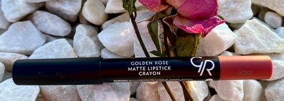 Golden Rose Matte Lipstick Crayon - легендарный продукт марки, оттенок пыльной розы номер 11