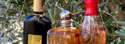 Большая осенняя косметичка: парфюмерия, много макияжей, декоративка