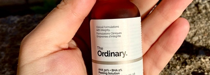 The Ordinary AHA 30% + BHA 2% Peeling Solution - лучший пилинг 2023 фото до/ после