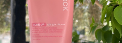 A’pieu pure block sun base tone-up spf 50+ матирующий и осветляющий для воссоздания кожи кореянок