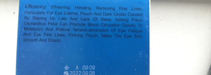 Небанальные патчи, которые совсем не экспресс - Golden Osmanthus Eye Mask от Bioaqua