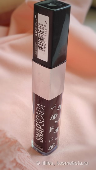 Аутсайдеры моей косметички - тушь для ресниц Maybelline Snapscara в оттенке 02 "Чёрная вишня" и Wet Lip Gloss Relouis Paradiso 02 Rose Dawn