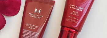 Пост-сравнение легенды Missha Perfect Cover BB Cream оттенок № 21 и его обновленной версии Missha Perfect Cover BB Cream Rx оттенок № 22