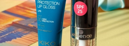 Солнцезащита моих губ этим летом - блески с SPF от Kiko Milano и Essence