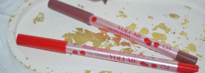 Карандаш для губ моего любимого бренда Vivienne Sabo Le Grand Volume в оттенках 03 и 04