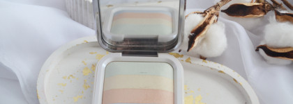 Эффект блюра с компактной пудрой Kiko Milano Colour Correction Face Fixing Powder