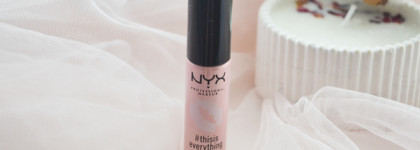 Clarins на минималках - масло для губ NYX Professional Makeup #Thisiseverything Lip Oil в оттенке Sheer 01