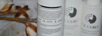 Уход для кудрявых и пушистых волос от Ice Curly