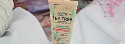 Антибактериальный матирующий тон Eveline Сosmetics Botanic Expert Tea Tree в оттенке 02 Ivory