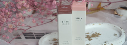 База на каждый день: помада-блеск для губ Shik Studio Satin Lipstick в оттенке 03 и 05
