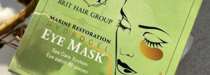 Японские гидрогелевые патчи для глаз от Brit Hair Group с морскими водорослями и гиалуроновой кислотой