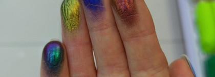 Бюджетный мультихром, который точно покорит Ваше сердце. Тени для век `Iscream` Magic (01 Tangelo)