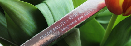 Моя новая любовь! Карандаш для глаз OK Beauty color Salute slide & stay в оттенке black