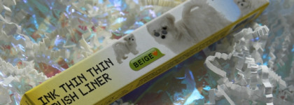 Сначала не поняла, а потом влюбилась. Подводка для век Peripera "Ink Thin Thin Brush Liner #MalteseArchive (Twinkle beige)