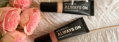 Кремовые тени от Smashbox в оттенках Suede и Guava меня реально удивили