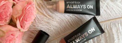 Кремовые тени от Smashbox в оттенках Suede и Guava меня реально удивили