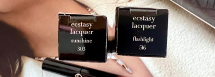 Ecstasy Lacquer от Armani драгоценный экстаз на моих губах. И кстати не один, а целых два: 303 Sunshine и 516 Flashlight