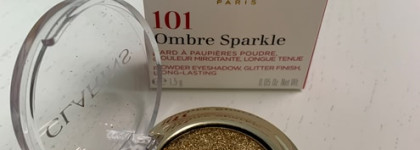 Сиять с Clarins Ombre Sparkle Powder Eyeshadow #101 gold diamond и #102 peach girl