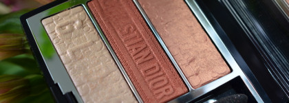 Трио Dior Eyeshadow Palette #733 Coral Glow и Dior Addict Lip Glow Color Reviver Balm #026 Plum