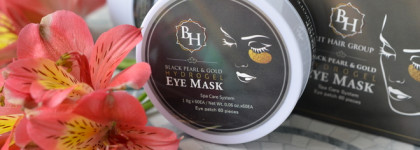 Патчи для глаз Brit Hair Group Hydrogel Eye Mask с пудрой чёрного жемчуга и золотом