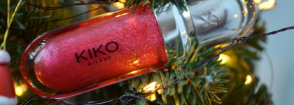 Искрящийся блеск для губ Kiko Milano 3D Hydra LipGloss #10 Sparkling Strawberry