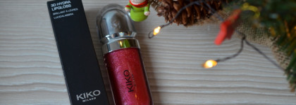 Искрящийся блеск для губ Kiko Milano 3D Hydra LipGloss #10 Sparkling Strawberry