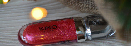 Искрящийся блеск для губ Kiko Milano 3D Hydra LipGloss #10 Sparkling Strawberry