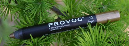 Какие тени предлагает Тайвань? Provoc Eyeshadow Gel Pencil Waterproof #10 Sugar, #12 Show