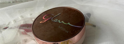 Изящный футляр многофункционального кушона Missha Glow Ampoule Pact Spf50/pa+++ (No.21)