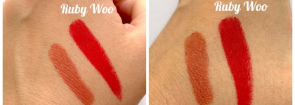 MAC Lipstick Retro Matte Ruby Woo & MAC Lipstick Nude Velvet Teddy
