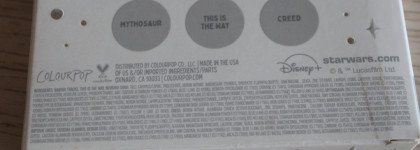 Таков путь | ColourPop The Mandalorian Palette