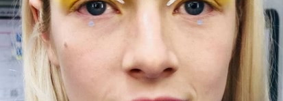 Мой личный сорт "Эйфории" . Желтый макияж Джулс - моя вариация